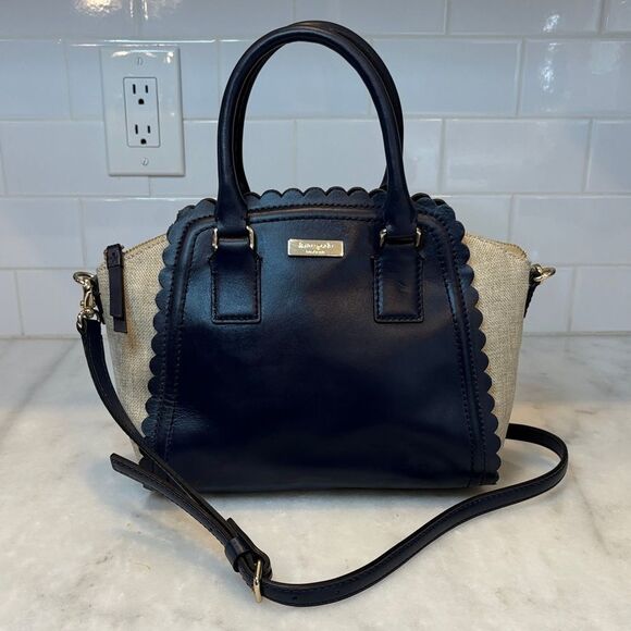 Kate Spade Bag Purse Handbag Leather Lilac Road Marguerite Convertible Satchel - Picture 1 of 16